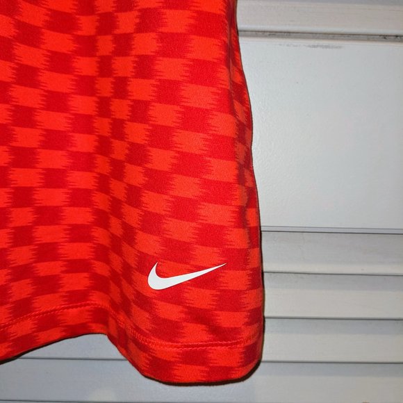 Nike 613623 Women's Dri Fit Ikat G87 Slim Fit Racerback Tank Top Crimson Medium - Picture 3 of 7